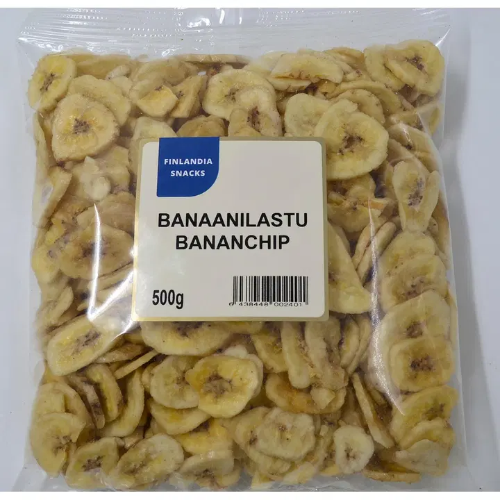 Finlandia Snacks Banaanilastuja 500g