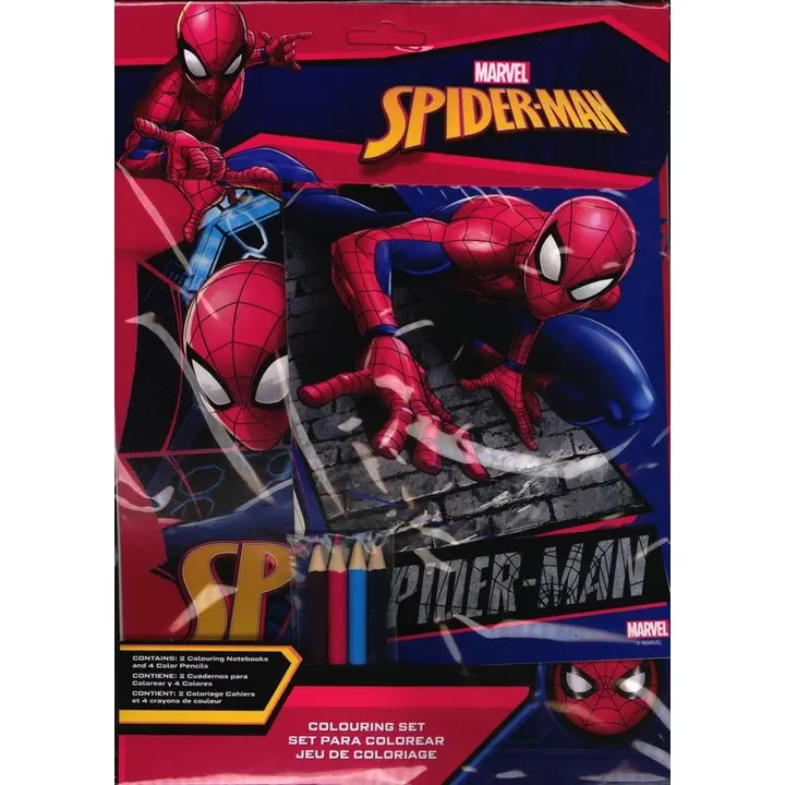 Spiderman värvimiskomplekt