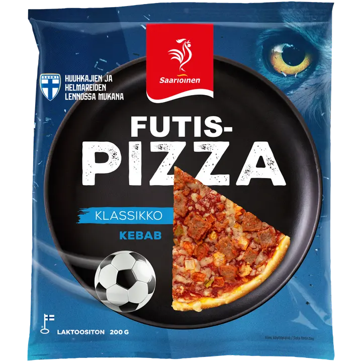 Saarioinen Futispizza kebab 200g