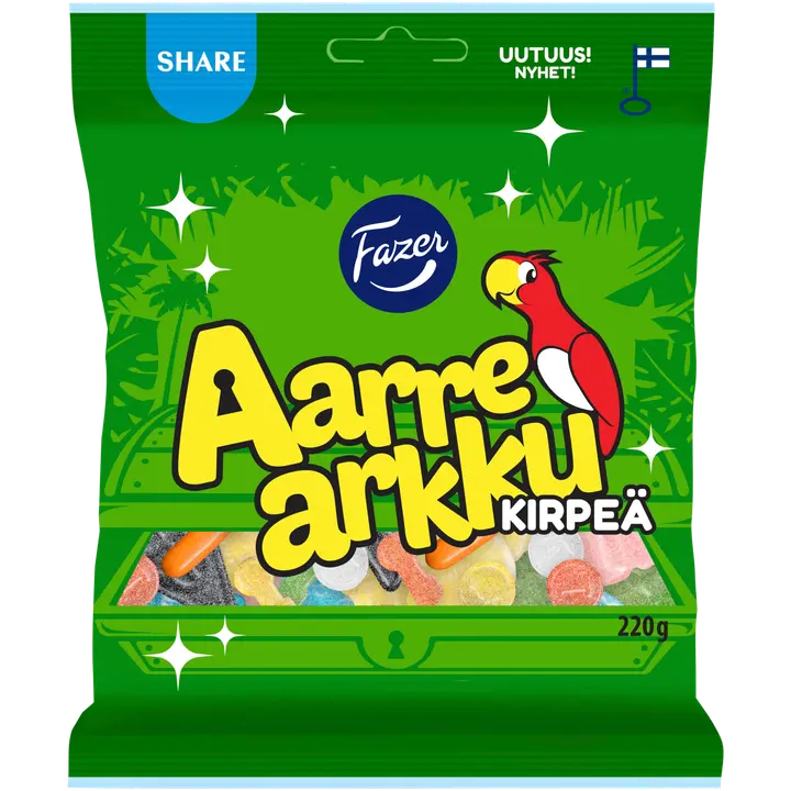 Fazer Aarrearkku Kirpeä karkkipussi 220g