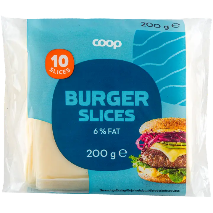 Coop sulatejuustoviipaleet 6 % 200 g