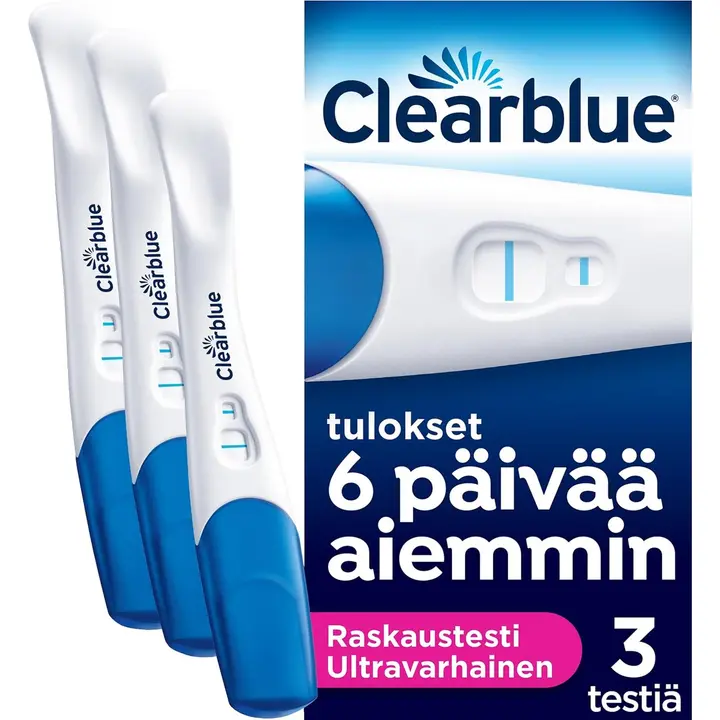 Clearblue Ultravarhainen 3kpl raskaustesti