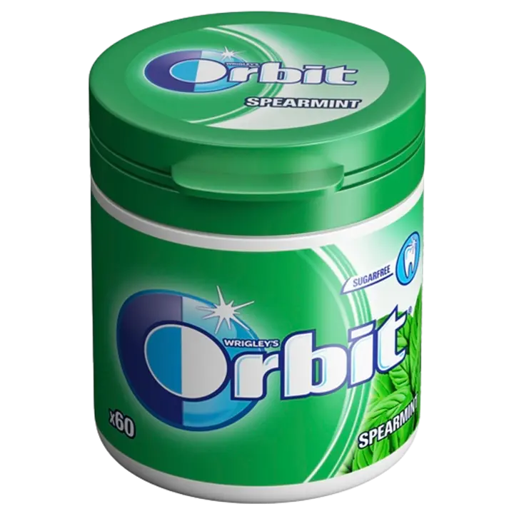 Orbit Spearmint närimiskummid pudelis 84 g