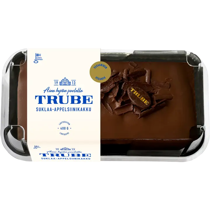 Trube Suklaa-appelsiinikakku 400 g suklaa-appelsiinitäytteinen kakku