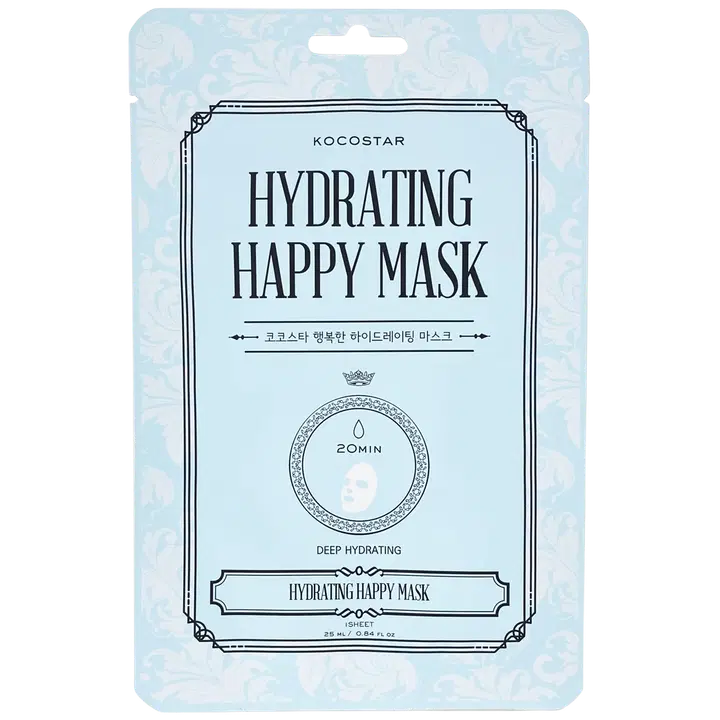 KOCOSTAR Hydrating Happy Mask kosteuttava kangasnaamio 1 kpl