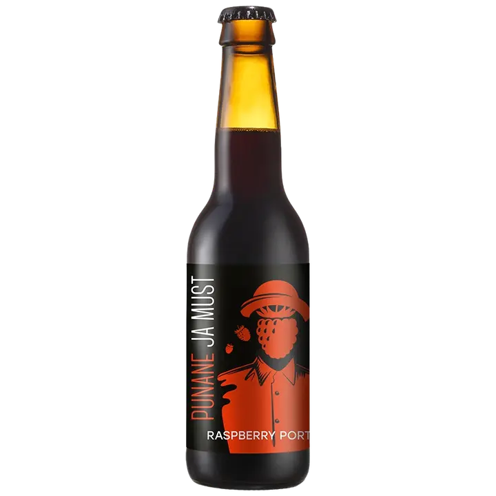 Punane ja Must raspberry porter õlu 330 ml