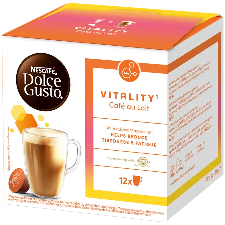 Nescafé Dolce Gusto Café Au Lait Vitality 12kaps/120g kapselkaffe