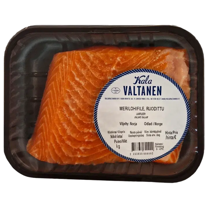 KalaValtanen ruodittu lohifile pala n. 350g