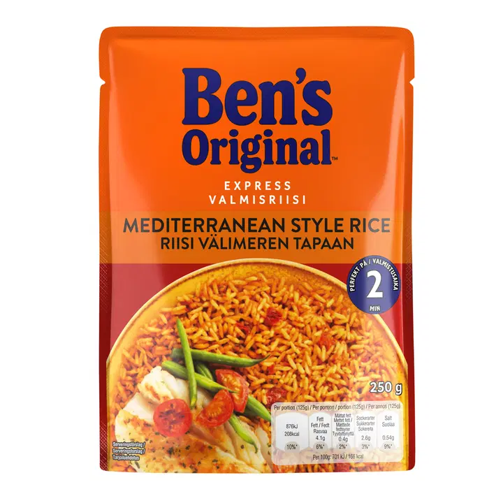 Ben's Original Valmisriisi Välimeren tapaan (250 g)