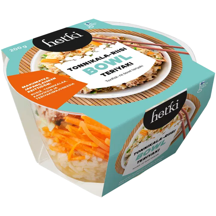Fresh Hetki Tonnikala-riisi bowl teriyaki 200 g