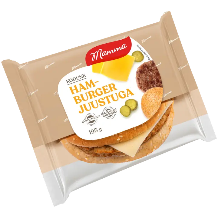 Mamma Hamburger Juustuga 195 G