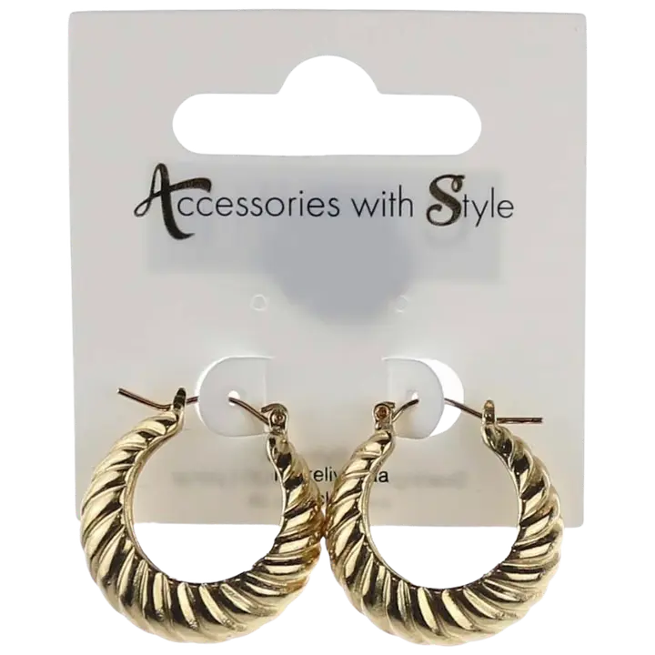 Kõrvarõngad rõngas kuldne