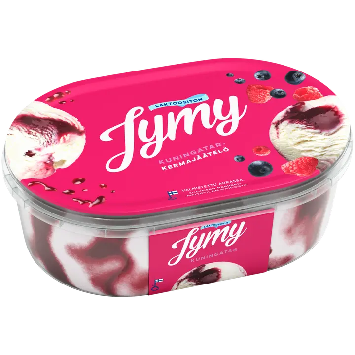 Jymy Kuningatar laktoositon kermajäätelö 900ml