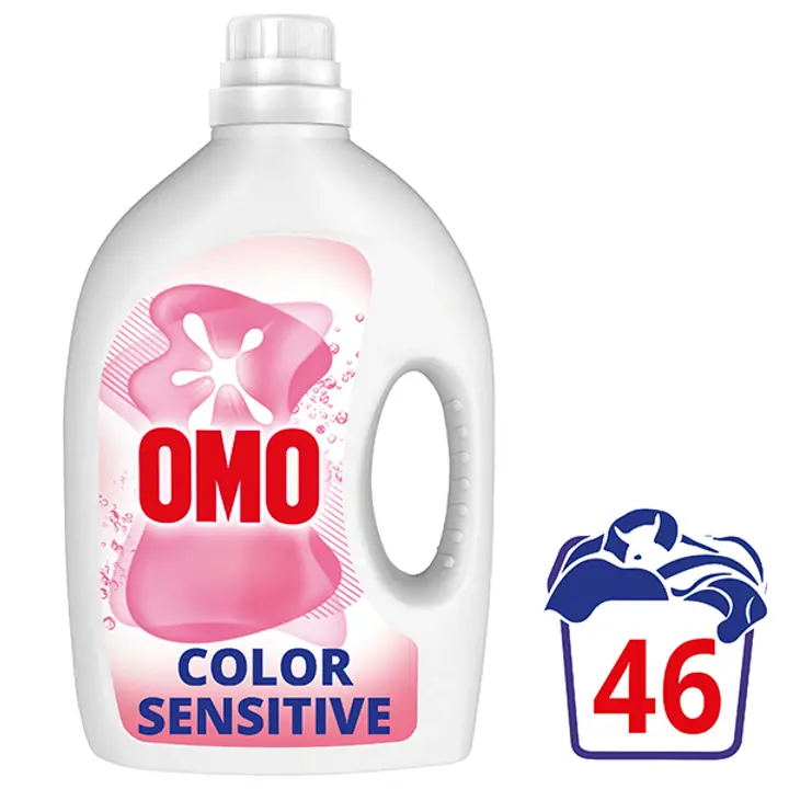 Omo Color Sensitive Nestemäinen pyykinpesuaine Hajusteeton 1.84 L 46 pesua