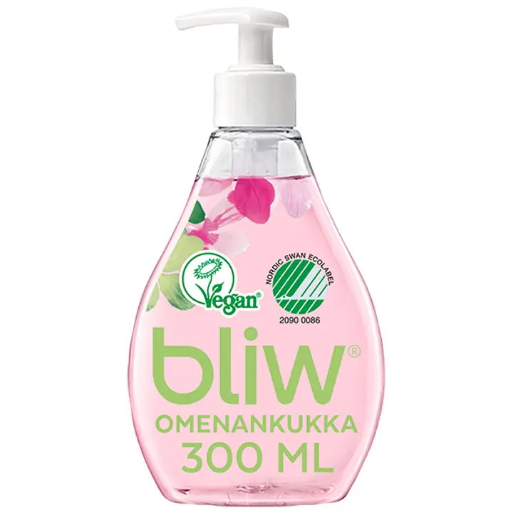 Bliw Omenankukka pumppupullo nestesaippua 300ml