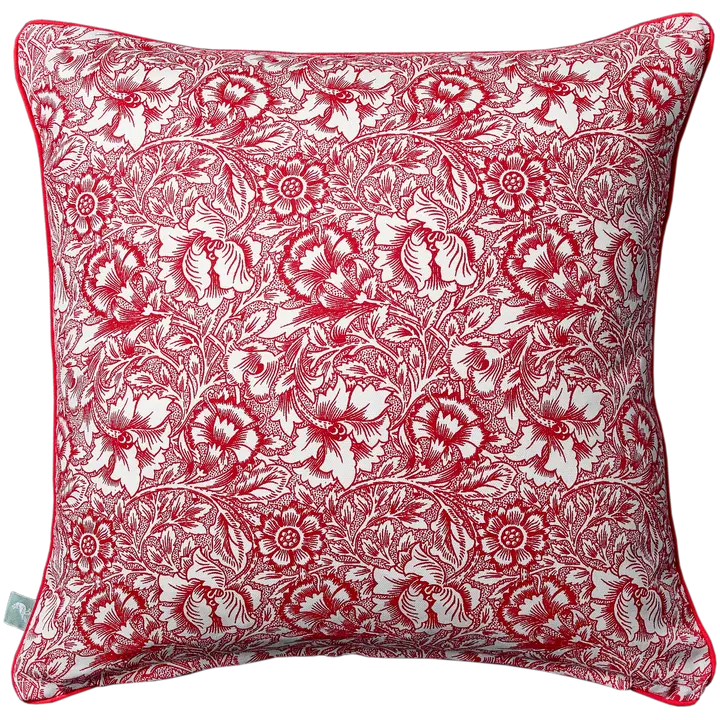 William Morris Tyynynpäällinen Pink&poppy punainen 45x45cm