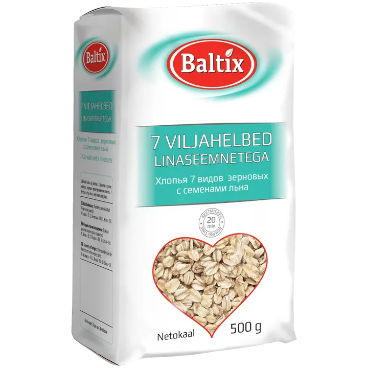 Baltix 7-viljahelbed linaseemnetega 500 g