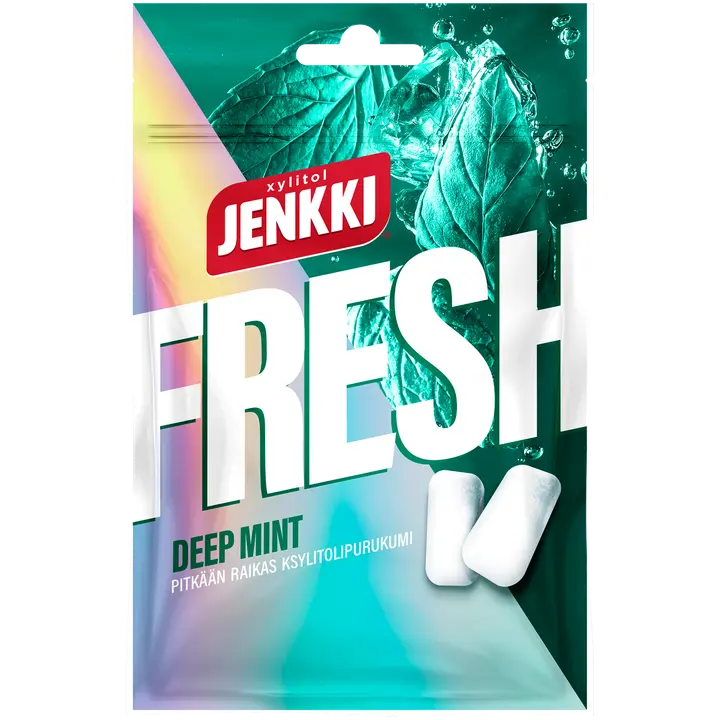 Jenkki Fresh Deep Mint ksylitolipurukumi 35g