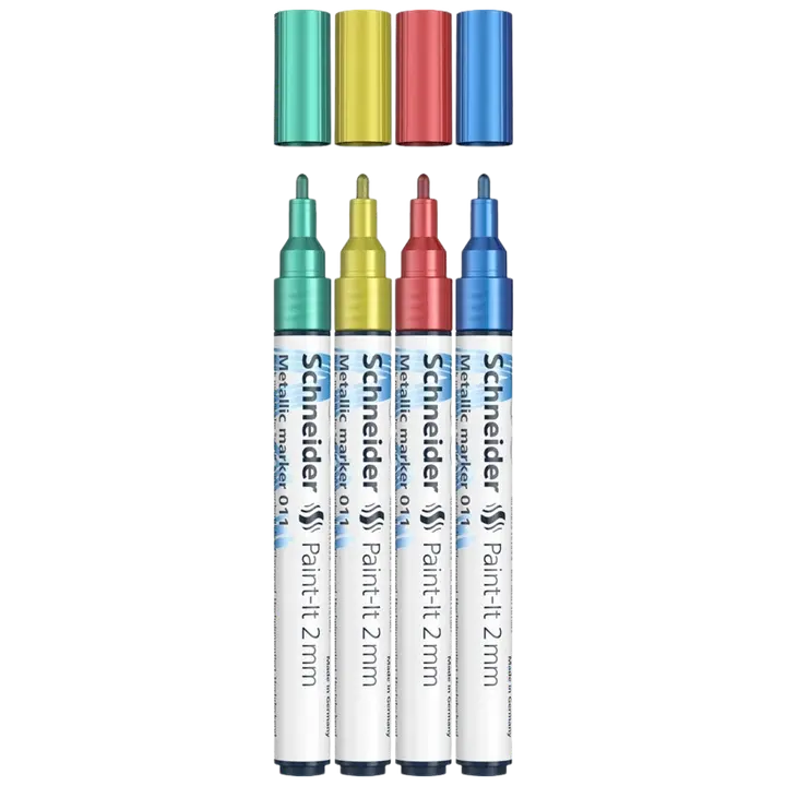 Metallik läikega markerite 0,2mm 4 tk