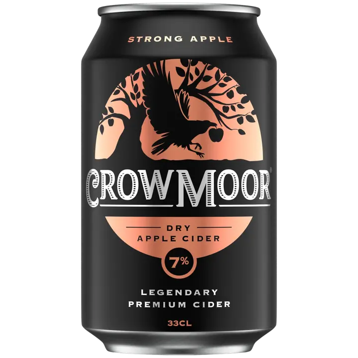 Crowmoor Dry Apple siideri 7% tölkki 0,33 L