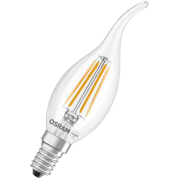 Osram LED-kynttilälamppu Star Classic BW 4W 2700K 470lm E14 filamentti