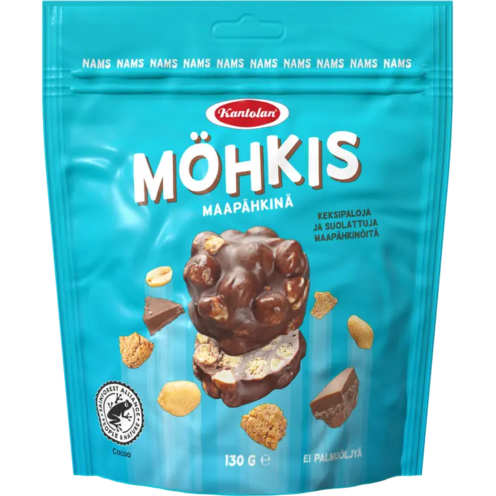 Kantolan Möhkis maapähkinä suklaakeksi 130g