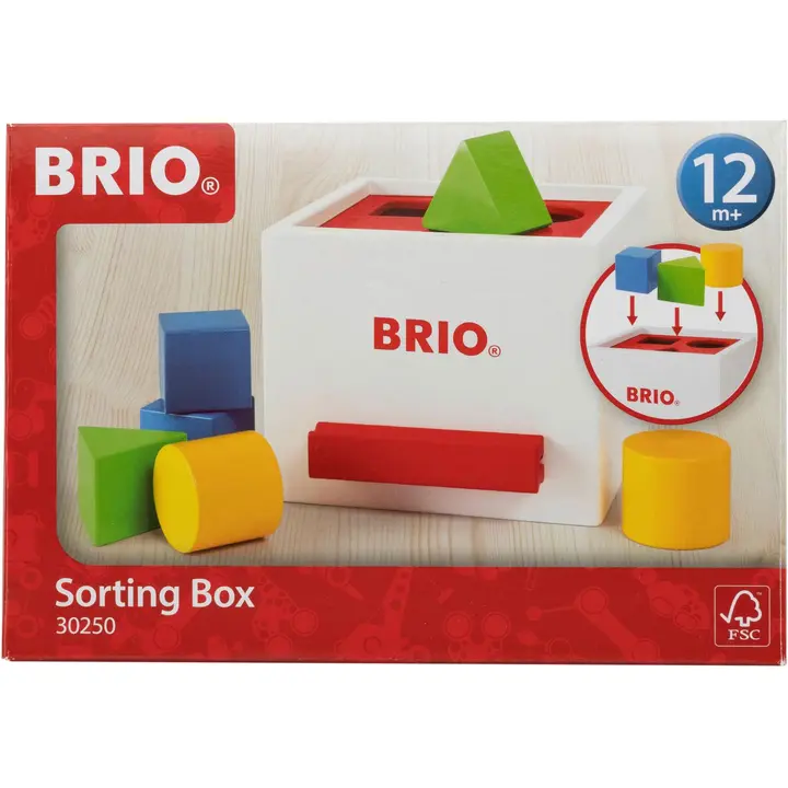 BRIO palikkalaatikko valkoinen