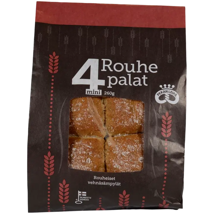 Pekan Leipä Rouhepalat mini 4-pala 260g