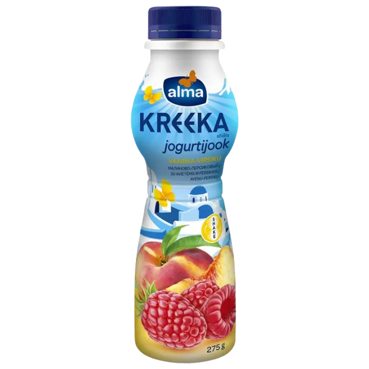Alma Vaarika-virsiku kreeka jogurtijook, 275g