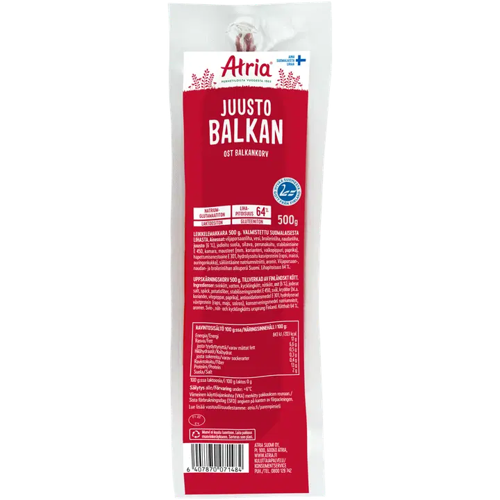 Atria Juusto Balkan Makkaratanko 500g