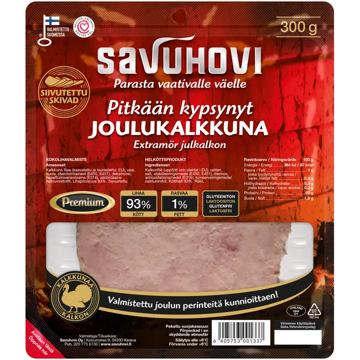 Savuhovi joulukalkkuna siivu 300g