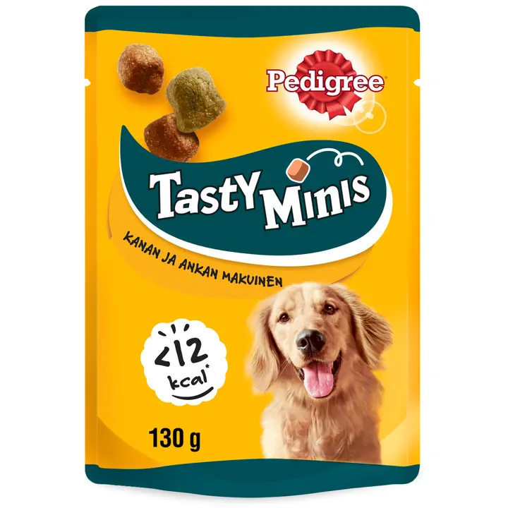 Pedigree Tasty Bites kanalihakuubikud koertele, 130 g