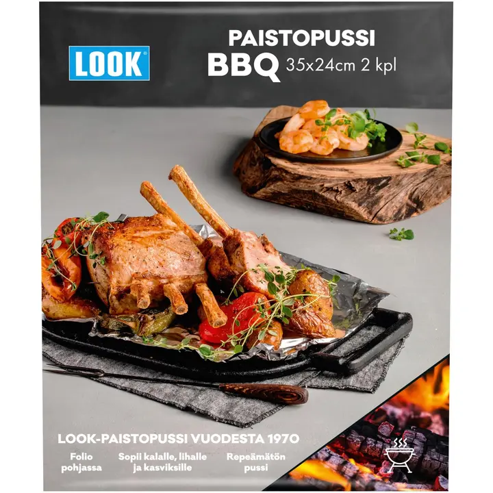 Küpsetuskott BBQ 24x35 cm 2 tk