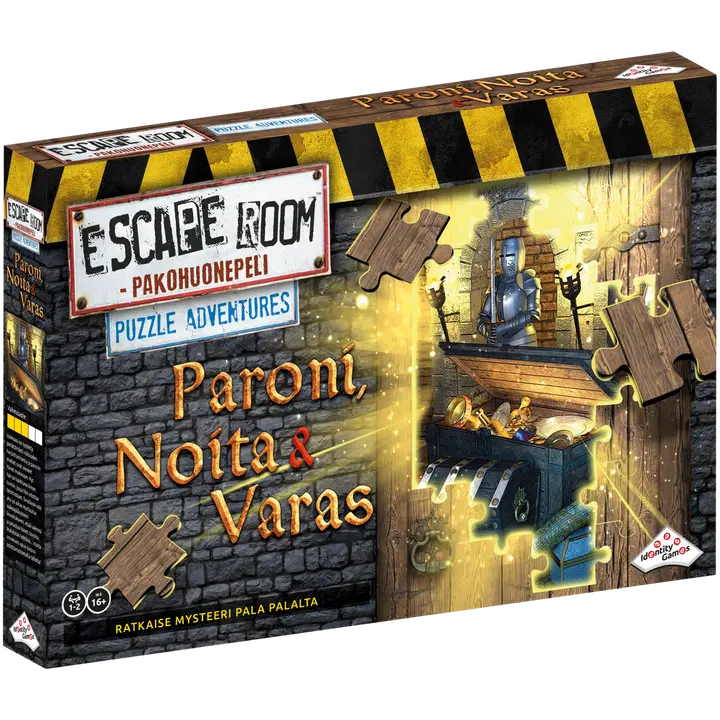 Escape Room Puzzle Adventures: Paroni, Noita ja Varas -pakohuonepeli