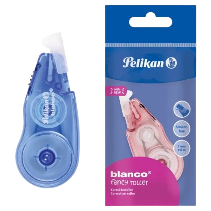 Korrektuurilint, blanco fancy roller, 5 mm x 8 m, segu