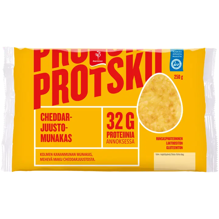 Saarioinen PROTSKU Cheddarjuustomunakas 250g