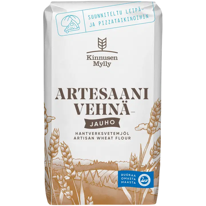 Kinnusen Mylly Artesaanivehnäjauho 2 kg
