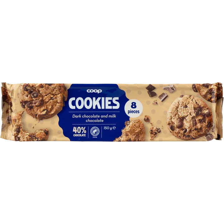 Coop kahden suklaan cookie 150 g
