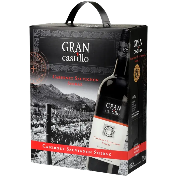 Gran Castillo Cabernet Sauvignon Shiraz vein 12%vol 3L
