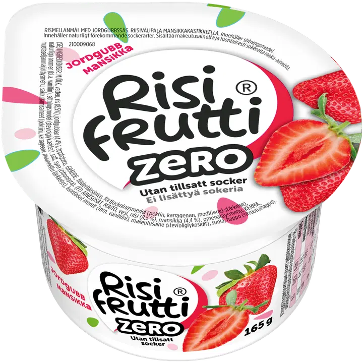 Risifrutti zero mansikka riisivälipala 165g