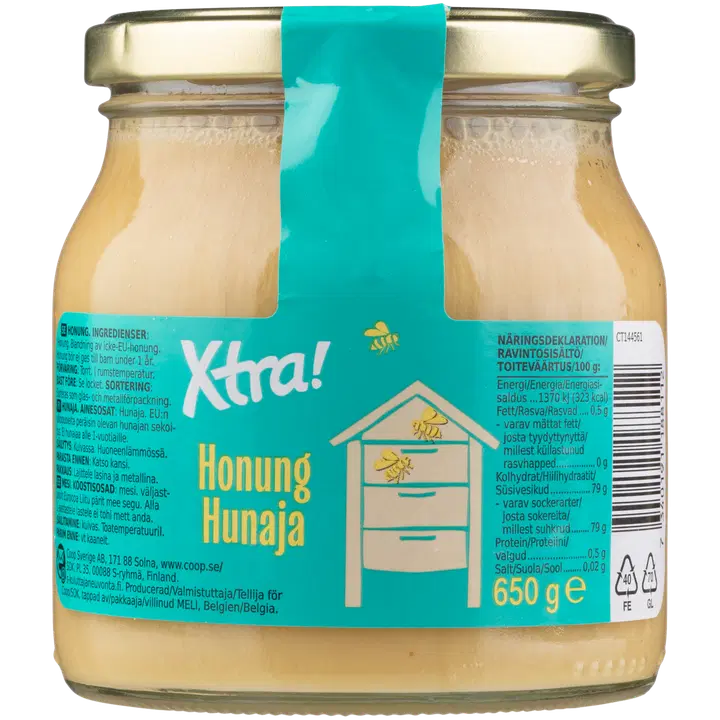 Xtra hunaja 650 g e