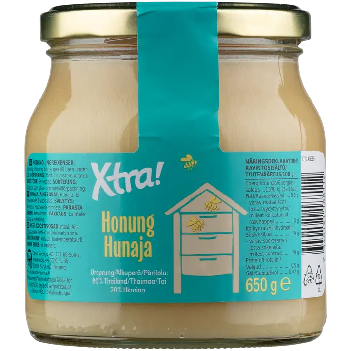 Xtra hunaja 650 g e