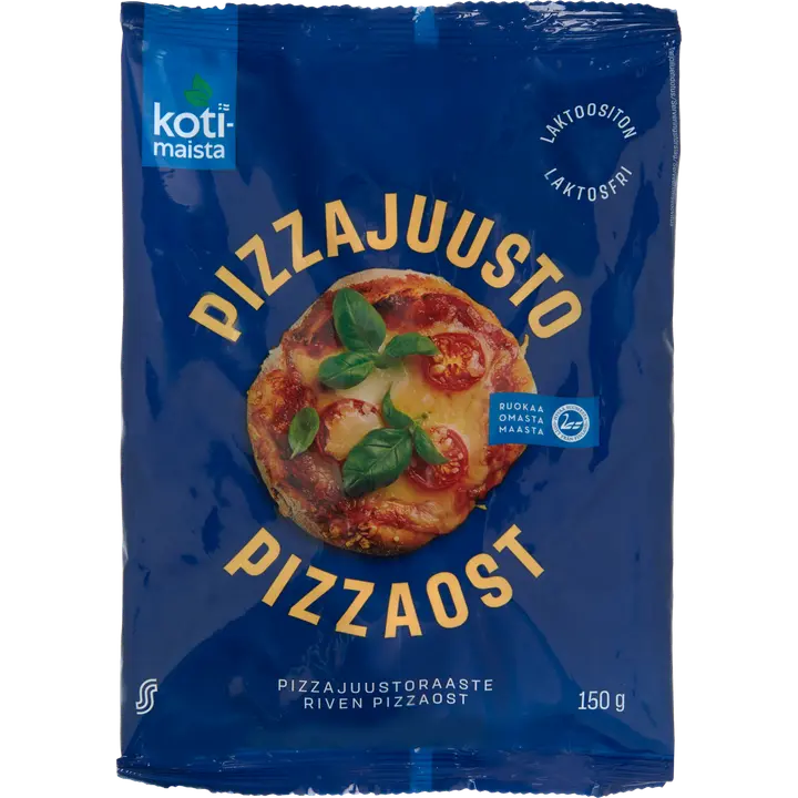 Kotimaista pizzajuustoraaste 150 g