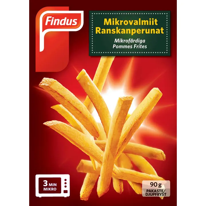 Findus Mikrovalmiit ranskanperunat 2x90g, pakaste