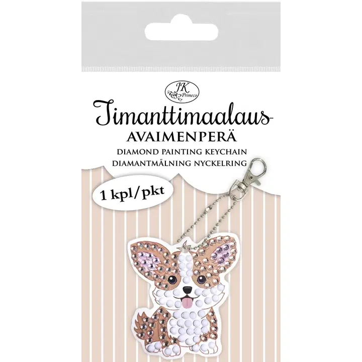 J.K. Primeco timanttimaalausavaimenperä Koira