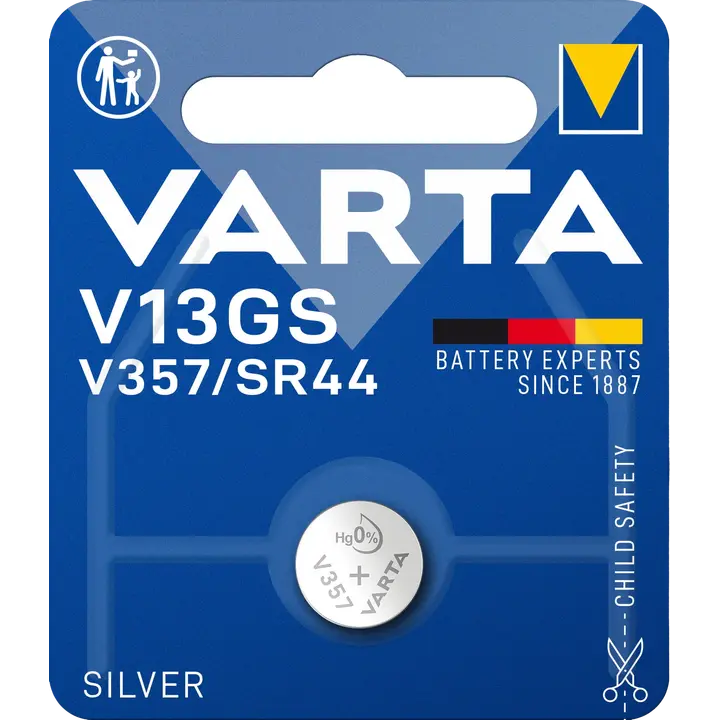VARTA SILVER Coin V13GS/V357/SR44 1kpl