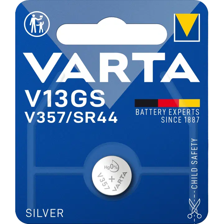 VARTA SILVER Coin V13GS/V357/SR44 1kpl