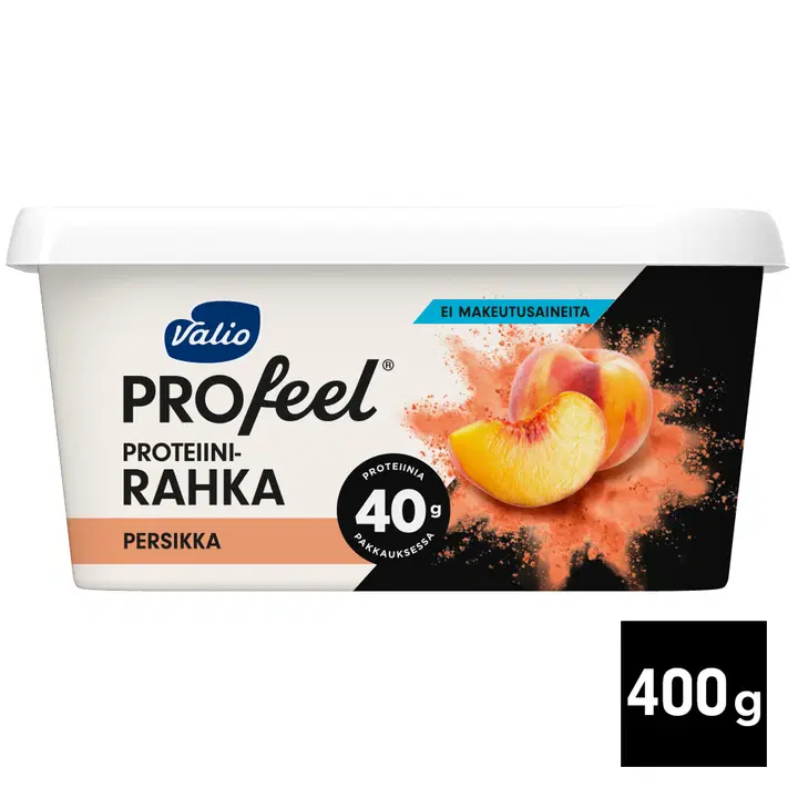 Valio PROfeel® proteiinirahka 400 g persikka laktoositon