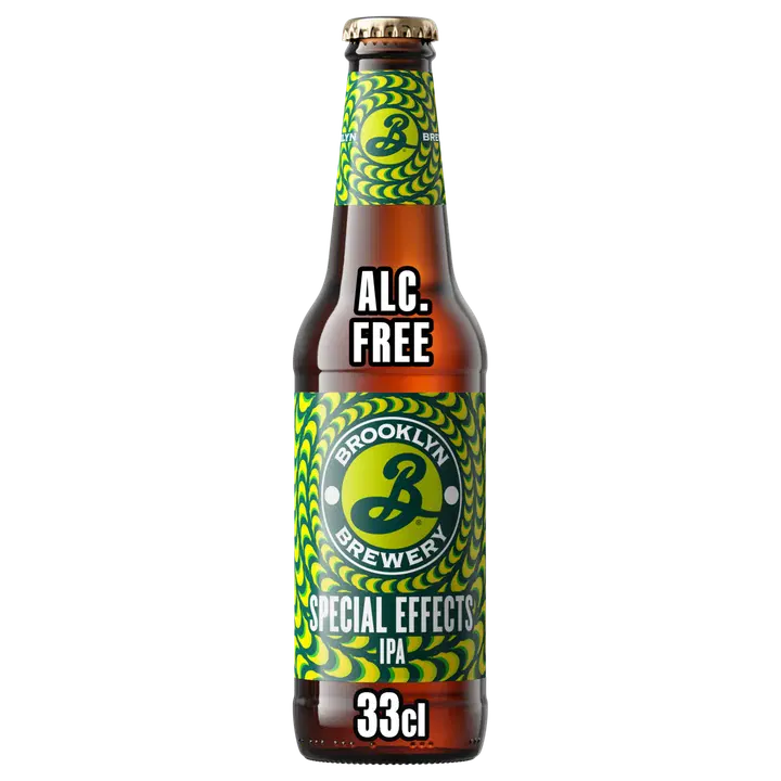 Brooklyn SFX Lager alkoholiton olut 0,4 % tölkki 0,33 L
