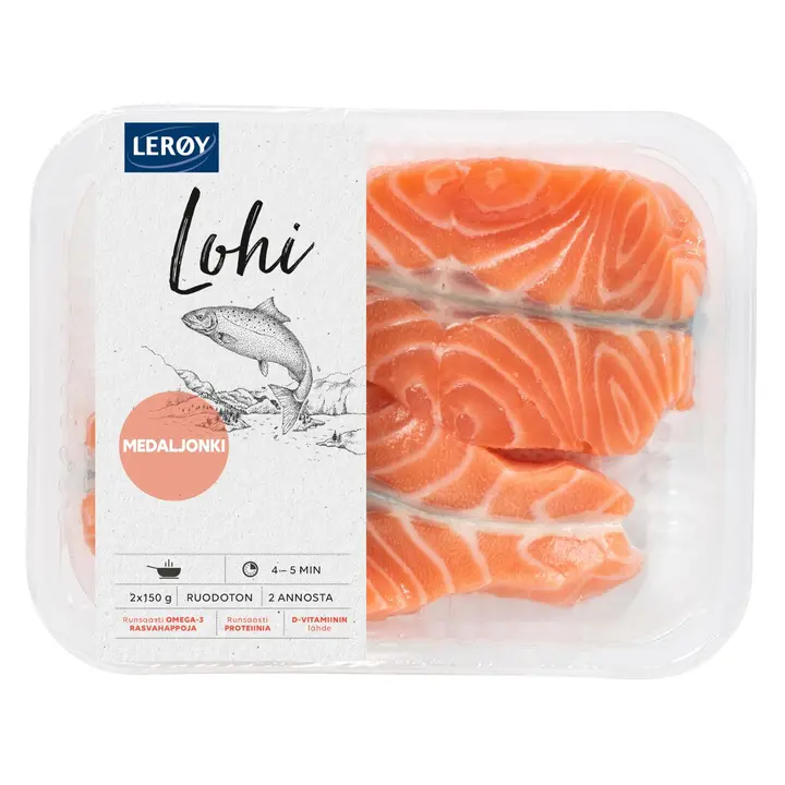 Lerøy 2x150g lohimedaljonki